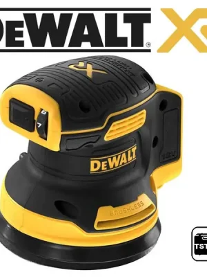 DCW210NT Aku excentrická bruska 125mm, bezuhlíková 18V - pouze tělo, kufr TStak, DeWALT