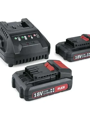P-Set 22 Q Sada nabíječka 18V + 2x akumulátor 18V 2,5Ah AP 18.0/2.5, Flex