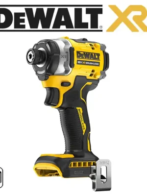 DCF860NT Aku rázový utahovák bezuhlíkový 1/4" 18V - pouze tělo, kufr TStak, DeWALT