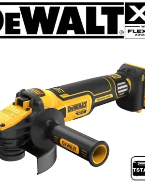 DCG409VSNT Aku úhlová bruska s regulací 125mm, bezuhlík 18V-pouze tělo, kufr TStak, DeWALT
