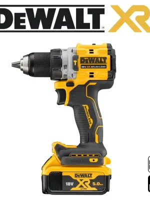 DCD805P2T Aku vrtačka příklepová bezuhlíková 18V 2x 5,0Ah Li-Ion, kufr TStak, DeWALT