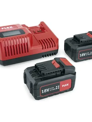 P-Set 55 R Sada rychlonabíječka CA 10.8/18.0 + 2x akumulátor 18V 5,0Ah AP 18.0/5.0, Flex