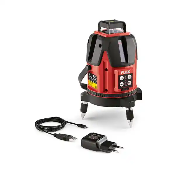 ALC 8 Laser samonivelační multi-liniový, olovnice, červený paprsek 3,7V, 1,2Ah, Flex