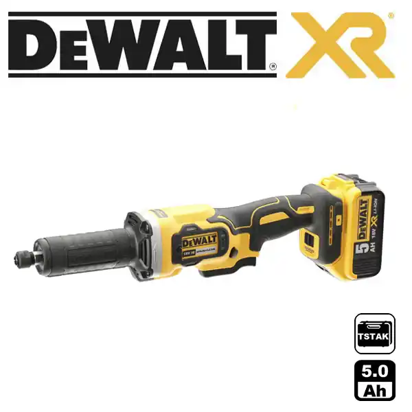DCG426P2 Aku přímá bruska, bezuhlíková 18V 2x 5,0Ah Li-Ion, kufr TStak, DeWALT