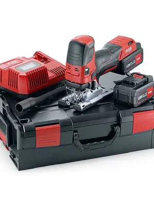 JS 18.0-EC/5.0 Set Aku přímočará pila, hříbek, bezuhlíková 18V 2x 5,0Ah, kufr L-BOXX, Flex