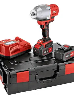 IW 1/2" 950 18.0-EC 5.0/Set Aku rázový utahovák bezuhlík 1/2" 18V 2x 5,0Ah, kufr, Flex