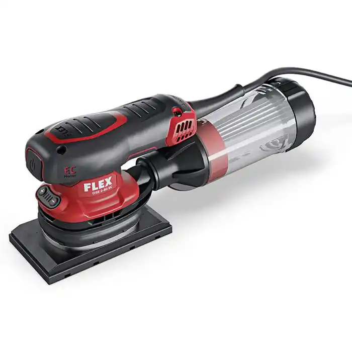 OSE 2-80 EC Set Vibrační bruska 260 W, 130x80mm, bezuhlíková, regulace, kufr L-BOXX, Flex