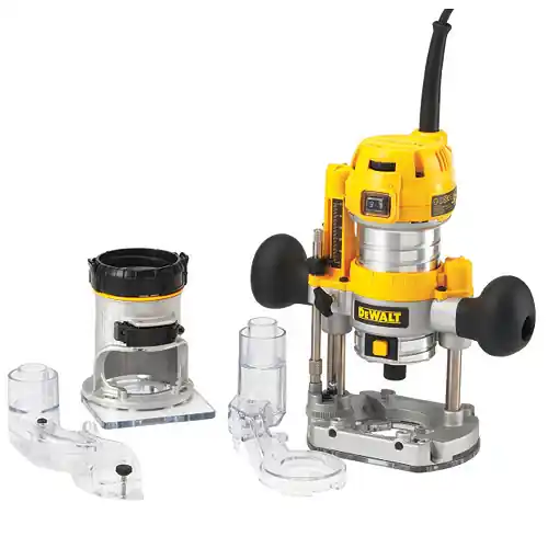 D26204K Vrchní frézka 2v1, 900W s elektronikou, kufr, DeWalt