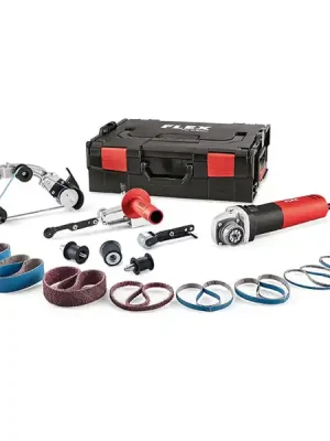 BRE 8-4 INOX Set TRINOXFLEX Pásová bruska na broušení trubek, pásový pilník 800W, Flex