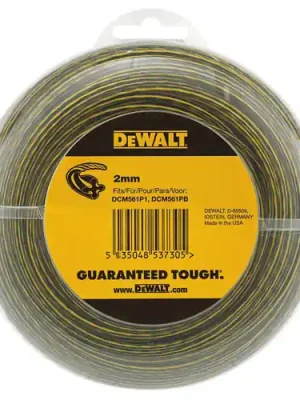 DT20650 Struna do strunové sekačky 2,0mm x 15,2m, kříž, DeWALT