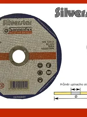 Kotouč řezný na ocel 180x3,0x22,2mm SS, Sonnenflex - Doprodej (46ks)