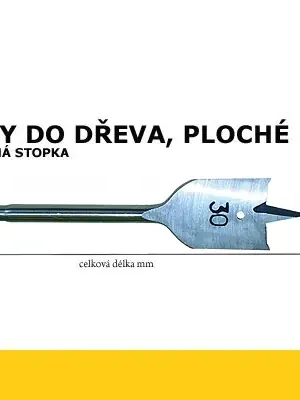 Vrták do dřeva Plochý 18x150mm, Oren