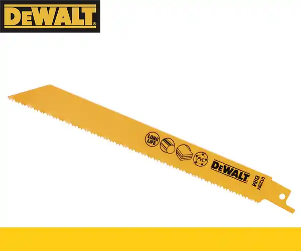 DT2387 pilky do mečové pily, 203mm plast, vrstvené materialy, trubky 3-12mm DeWalt
