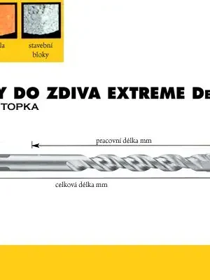 Vrták do zdiva EXTREME 12,0x100/150mm, DeWalt