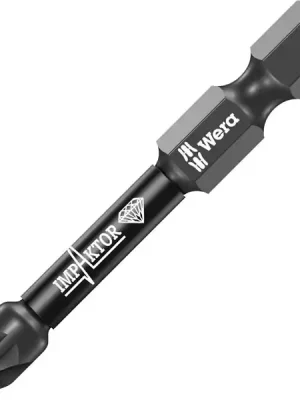 Bit PZ 2x50mm Impaktor Diamont, 855/4 IMP DC, Wera
