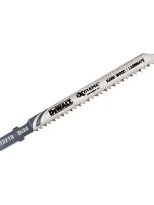 DT2219 Pilový plátek do přímočarky BIM tvrdé dřevo, lamino zub/dolů 3ks DeWalt