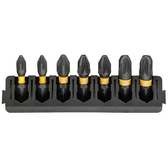 Set bitů PZ Extreme Impact Torsion 7 dílná pro TOUGH CASE D70812 DeWalt