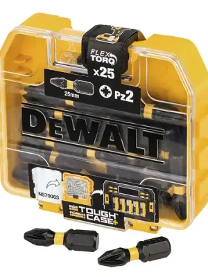 Sada bitů PZ2x25mm Extreme Impact Torsion, 25ks DT70556T DeWalt