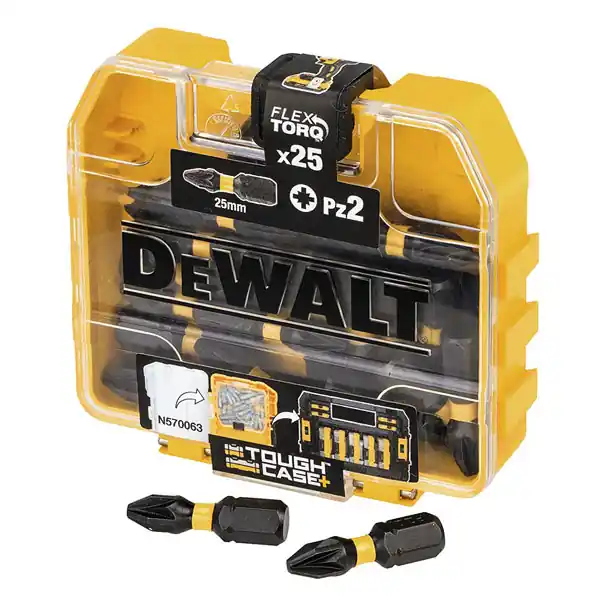 Sada bitů PZ2x25mm Extreme Impact Torsion, 25ks DT70556T DeWalt