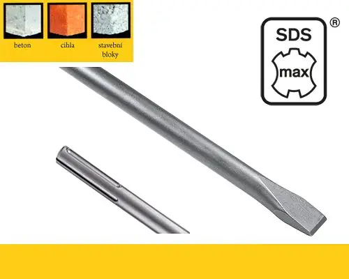 Sekáč SDSmax plochý 25x400mm, Oren
