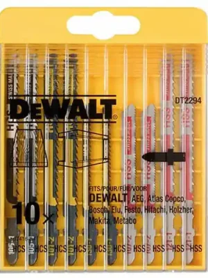 DT2294 10ks pilky do přímočaré pily, dřevo, železo, DeWalt