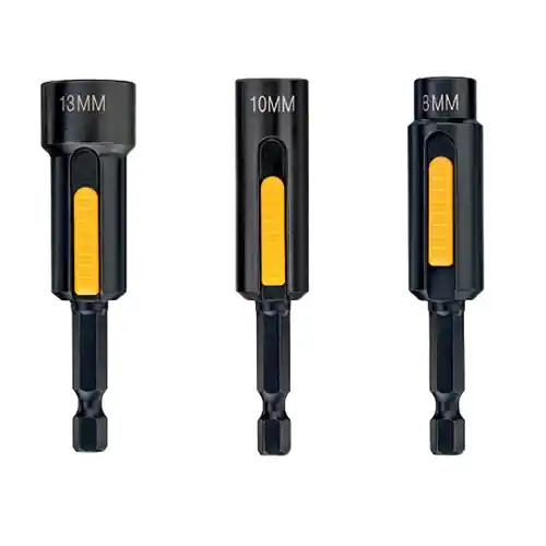 Nástavec, adaptér magnet. 1/4" 6hran 8, 10, 13mm, DT7460 Easy Clean DeWALT
