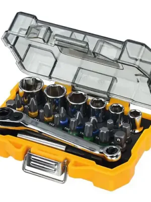 Sada bitů a gola hlavic PZ, PH, Torx, Hex, 24dílná, DT71516, DeWALT