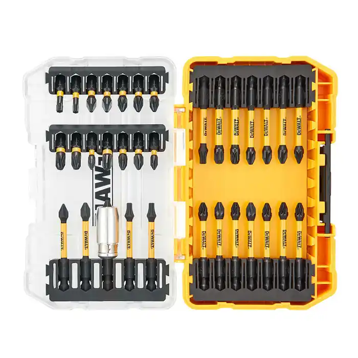 Sada bitů PZ, PH, Torx Extreme Impact Torsion 34 dílná TOUGH CASE DT70746T DeWalt
