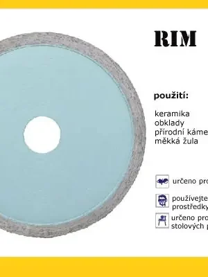 Dia kotouč RIM 180mm, Distar