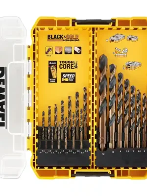 Sada vrtáků do kovu Black&Gold DT70755 21dílů 1-12mm DeWalt