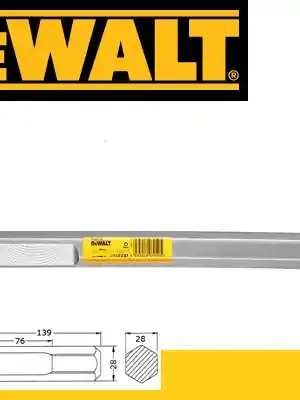 Sekáč špice šestihran 28mm, 400mm, DT6927 DeWalt