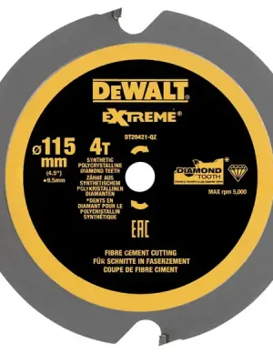 Pilový kotouč 115x9,5mm, SK04 CETRIS - cementovláknité desky, DT20421, DeWALT
