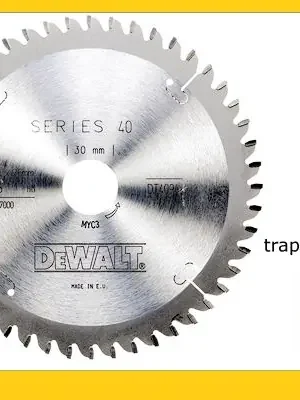 Pilový kotouč 184x2,60x16mm, SK48 TCG, -5° dýha, laminát, hliník, DT4092, DeWALT