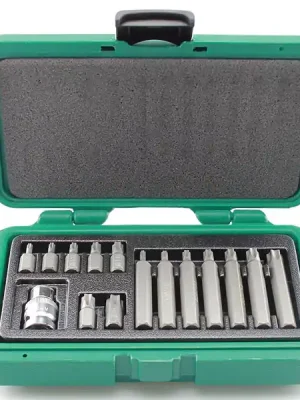 Sada hlavic Torx TRX T20, T25, T30, T40, T45, T50, T55 - 11ks, HONITON