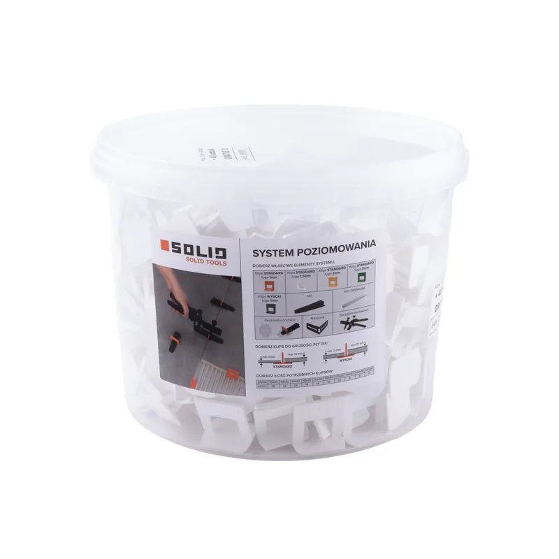Spony SOLID leveling 1,5mm-400+40ks/kbelík