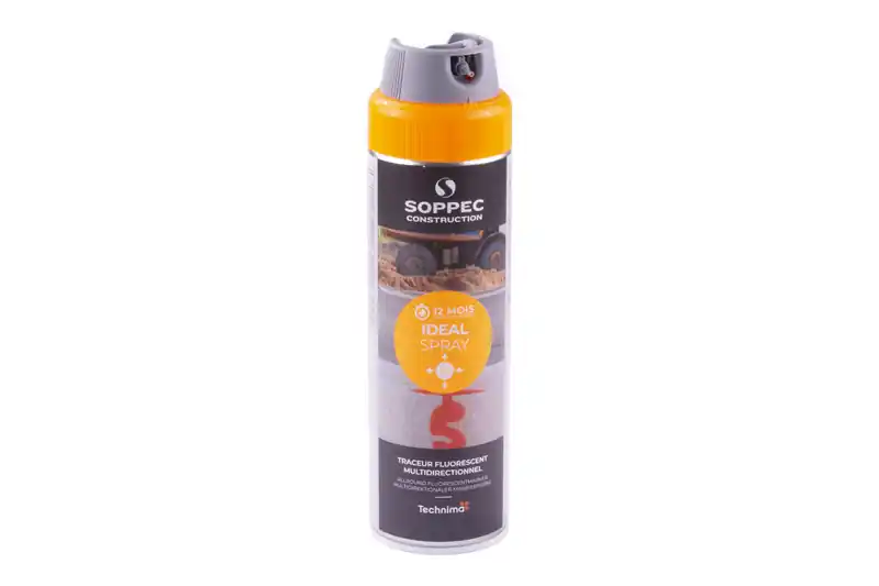Značkovač sprej Ideal 360° - Oranžová barva, 500 ml