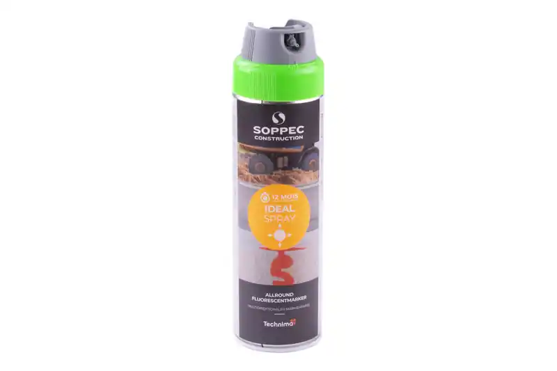 Značkovač sprej Ideal 360° - Zelená barva, 500 ml