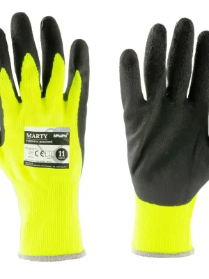 Rukavice MARTY 11" žluto-černé