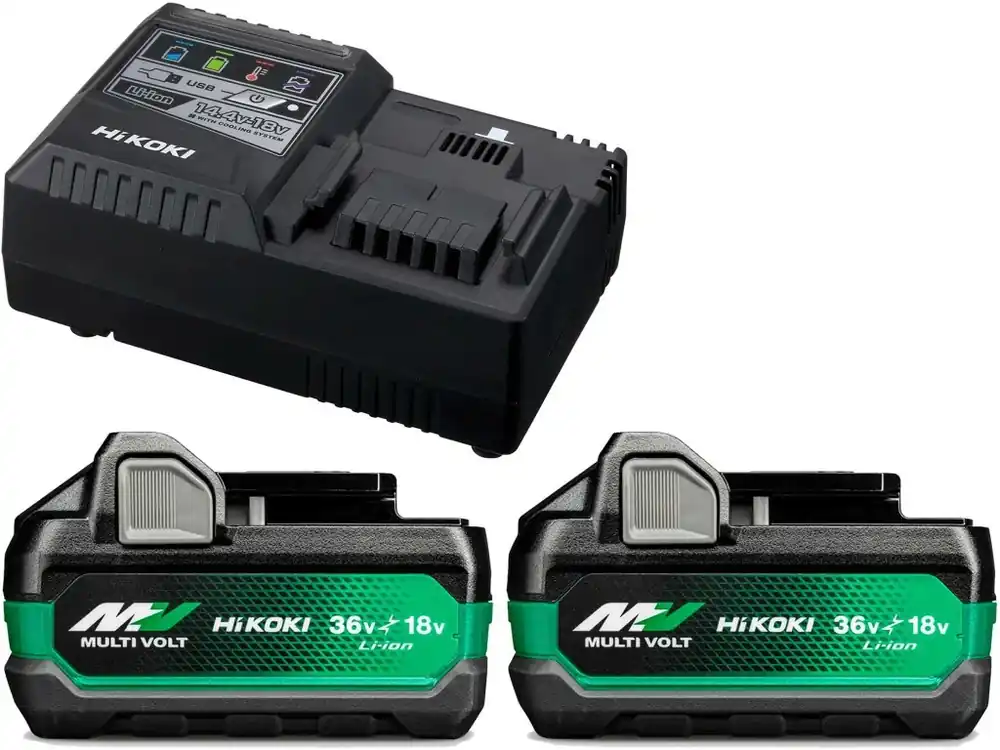 Nabíječka HiKOKI / Hitachi UC18YSL3WJZ - 2x multivolt baterie baterie BSL36B18X