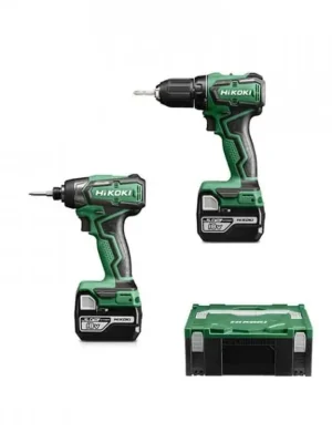 Aku set HiKOKI / Hitachi KC18DDWAZ -  rázový utahovák WH18DD + šroubovák DS18DD