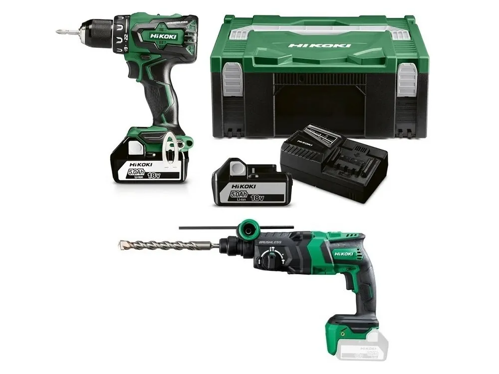 HiKOKI / Hitachi KC18DRBLWCZ 2-dílný set