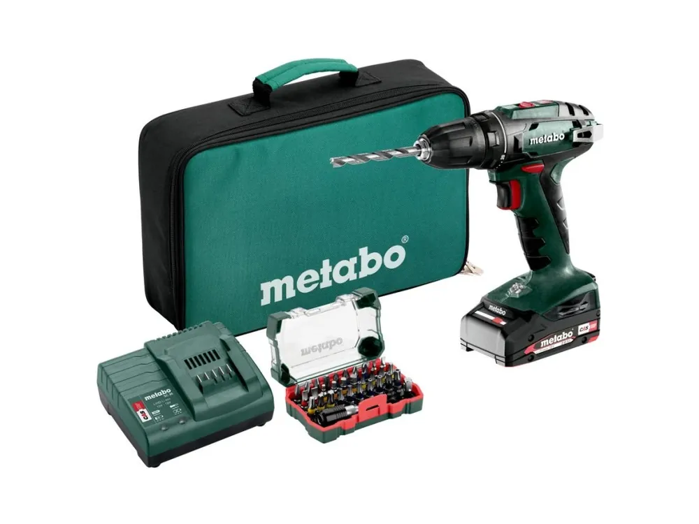 Metabo BS 18 1x 2,0 Ah s boxem bity SP brašna 602207580