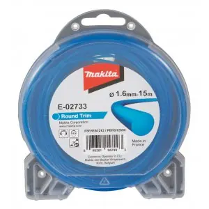 Makita E-02727 struna nylonová 1,65mm, 15m, modrá, kulatá
