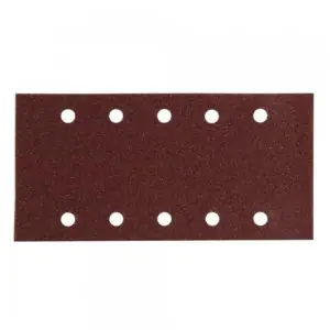 brusný papír suchý zip 115x229mm 10 děr K180 50ks