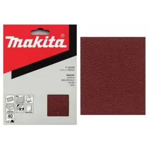 brusný papír 114x140mm K80 10ks