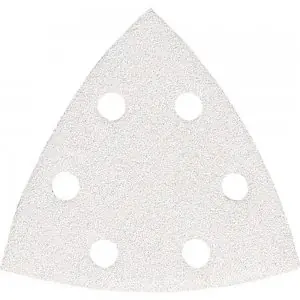 brusný papír suchý zip 94x94x94mm 6 děr K80 50ks P-42793