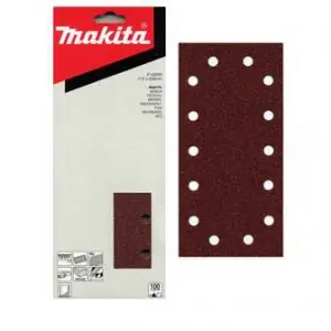 brusný papír suchý zip 115x229mm 14 děr K80 10ks