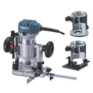 Makita kombinovaná frézka s příslušenstvím 700W, Makpac, RT0702CX2J