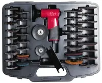 Pneumatická rotační bruska + příslušenství CP7202D