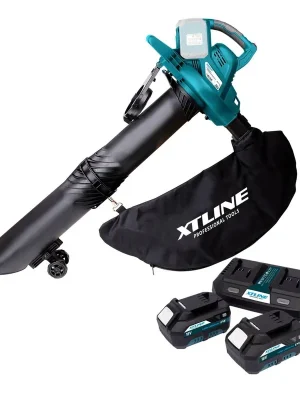 XTLINE Aku zahradní vysavač 36 V + 2 baterie 4.0 Ah + nabíječka 3.0 A XTline